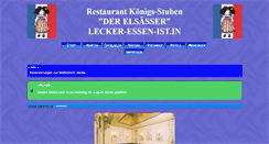 Desktop Screenshot of koenigs-stuben.com